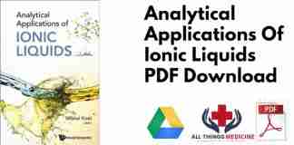 Analytical Applications Of Ionic Liquids PDF