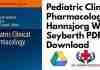 Pediatric Clinical Pharmacology By Hannsjorg W Seyberth PDF