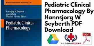 Pediatric Clinical Pharmacology By Hannsjorg W Seyberth PDF