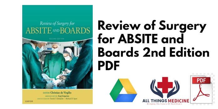 Review of Surgery for ABSITE and Boards 2nd Edition PDF