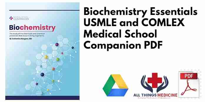 Biochemistry Essentials USMLE and COMLEX Medical School Companion PDF