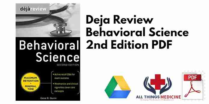 Deja Review Behavioral Science 2nd Edition PDF