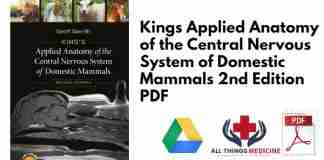 Kings Applied Anatomy of the Central Nervous System of Domestic Mammals 2nd Edition PDF