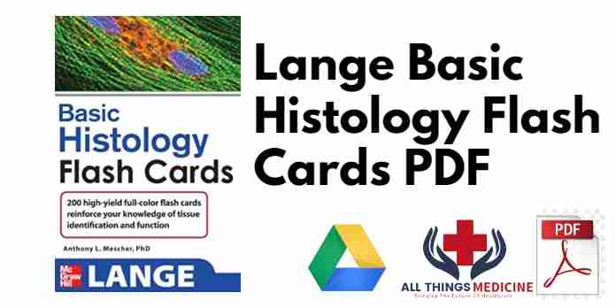 Lange Basic Histology Flash Cards PDF