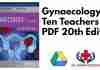 Gynaecology by Ten Teachers PDF 20th Edition