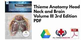 Thieme Anatomy Head Neck and Brain Volume III 3rd Edition PDF