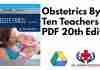 Obstetrics By Ten Teachers PDF 20th Edition
