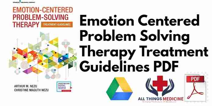 Emotion Centered Problem Solving Therapy Treatment Guidelines PDF