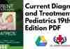 Current Diagnosis and Treatment Pediatrics 19th Edition PDF