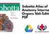 Sobotta Atlas of Anatomy Internal Organs 16th Edition PDF