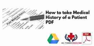 How to take Medical History of a Patient PDF