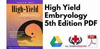 High Yield Embryology 5th Edition PDF