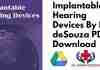 Implantable Hearing Devices By Ed deSouza PDF