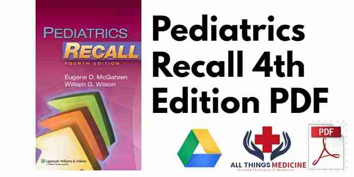 Pediatrics Recall 4th Edition PDF