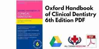 Oxford Handbook of Clinical Dentistry 6th Edition PDF