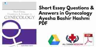 Short Essay Questions & Answers in Gynecology Ayesha Bashir Hashmi PDF