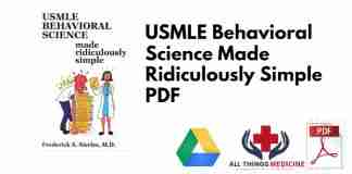 USMLE Behavioral Science Made Ridiculously Simple PDF