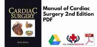 Manual of Cardiac Surgery 2nd Edition PDF