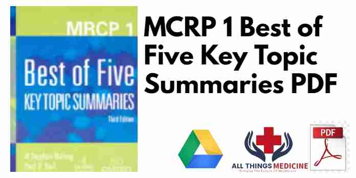 MCRP 1 Best of Five Key Topic Summaries PDF