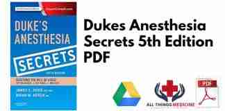 Dukes Anesthesia Secrets 5th Edition PDF