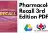 Pharmacology Recall 3rd Edition PDF