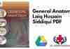 General Anatomy By Laiq Hussain Siddiqui PDF