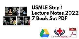 USMLE Step 1 Lecture Notes 2022 7 Book Set PDF