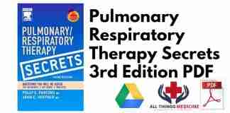 Pulmonary Respiratory Therapy Secrets 3rd Edition PDF