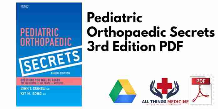 Pediatric Orthopaedic Secrets 3rd Edition PDF