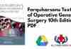 Farquharsons Textbook of Operative General Surgery 10th Edition PDF
