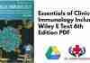 Essentials of Clinical Immunology Includes Wiley E Text 6th Edition PDF