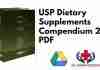 USP Dietary Supplements Compendium 2015 PDF