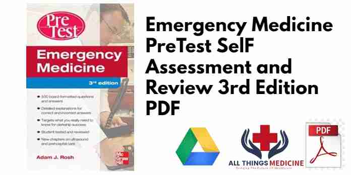 Emergency Medicine PreTest SelF Assessment and Review 3rd Edition PDF