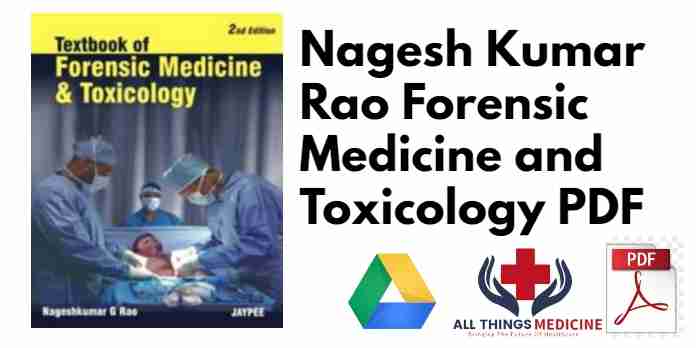 Nagesh Kumar Rao Forensic Medicine and Toxicology PDF