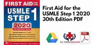 First Aid for the USMLE Step 1 2020 30th Edition PDF