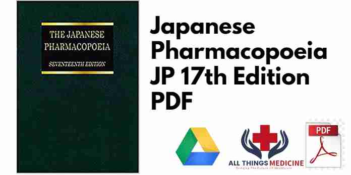 Japanese Pharmacopoeia JP 17th Edition PDF
