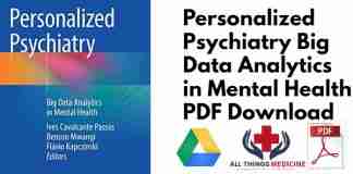 Personalized Psychiatry Big Data Analytics in Mental Health PDF