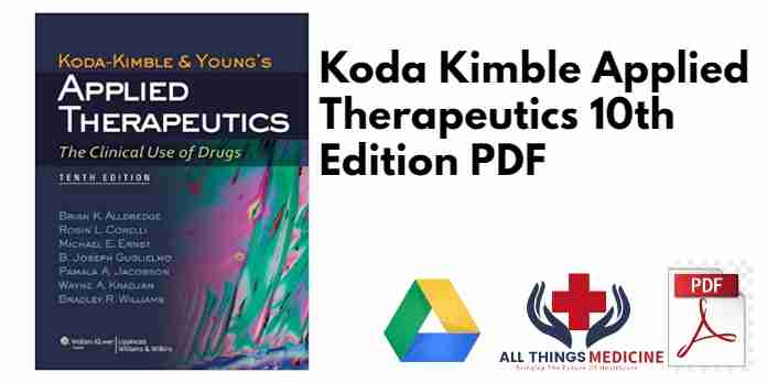 Koda Kimble Applied Therapeutics 10th Edition PDF