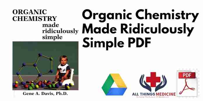 Organic Chemistry Made Ridiculously Simple PDF