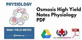 Osmosis High Yield Notes Physiology PDF