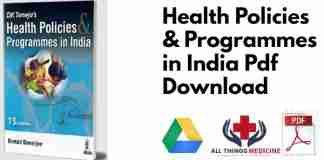 Health Policies & Programmes in India Pdf