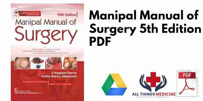 Manipal Manual of Surgery 5th Edition PDF