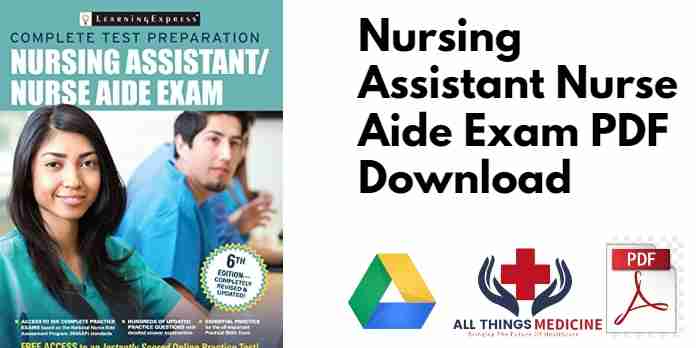 Nursing Assistant Nurse Aide Exam PDF