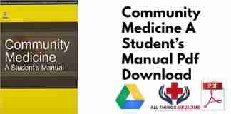 Community Medicine A Student’s Manual Pdf