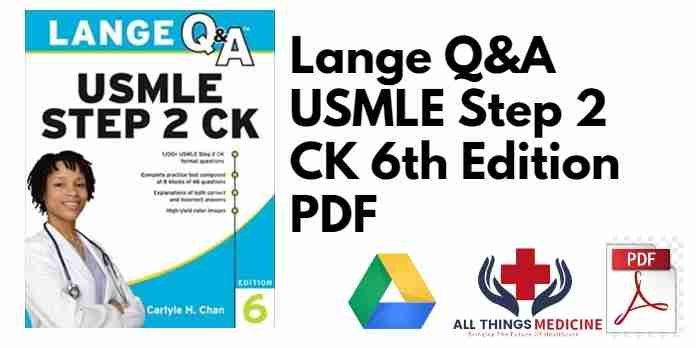 Lange Q&A USMLE Step 2 CK 6th Edition PDF