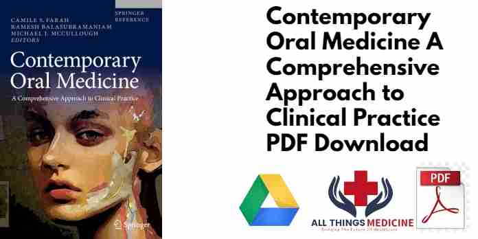 Contemporary Oral Medicine A Comprehensive Approach to Clinical Practice PDF