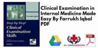 Clinical Examination in Internal Medicine Made Easy By Farrukh Iqbal PDF