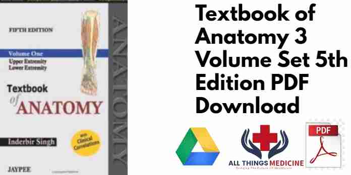 Textbook of Anatomy 3 Volume Set 5th Edition PDF