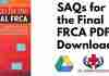 SAQs for the Final FRCA PDF