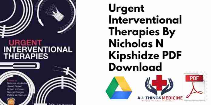 Urgent Interventional Therapies By Nicholas N Kipshidze PDF